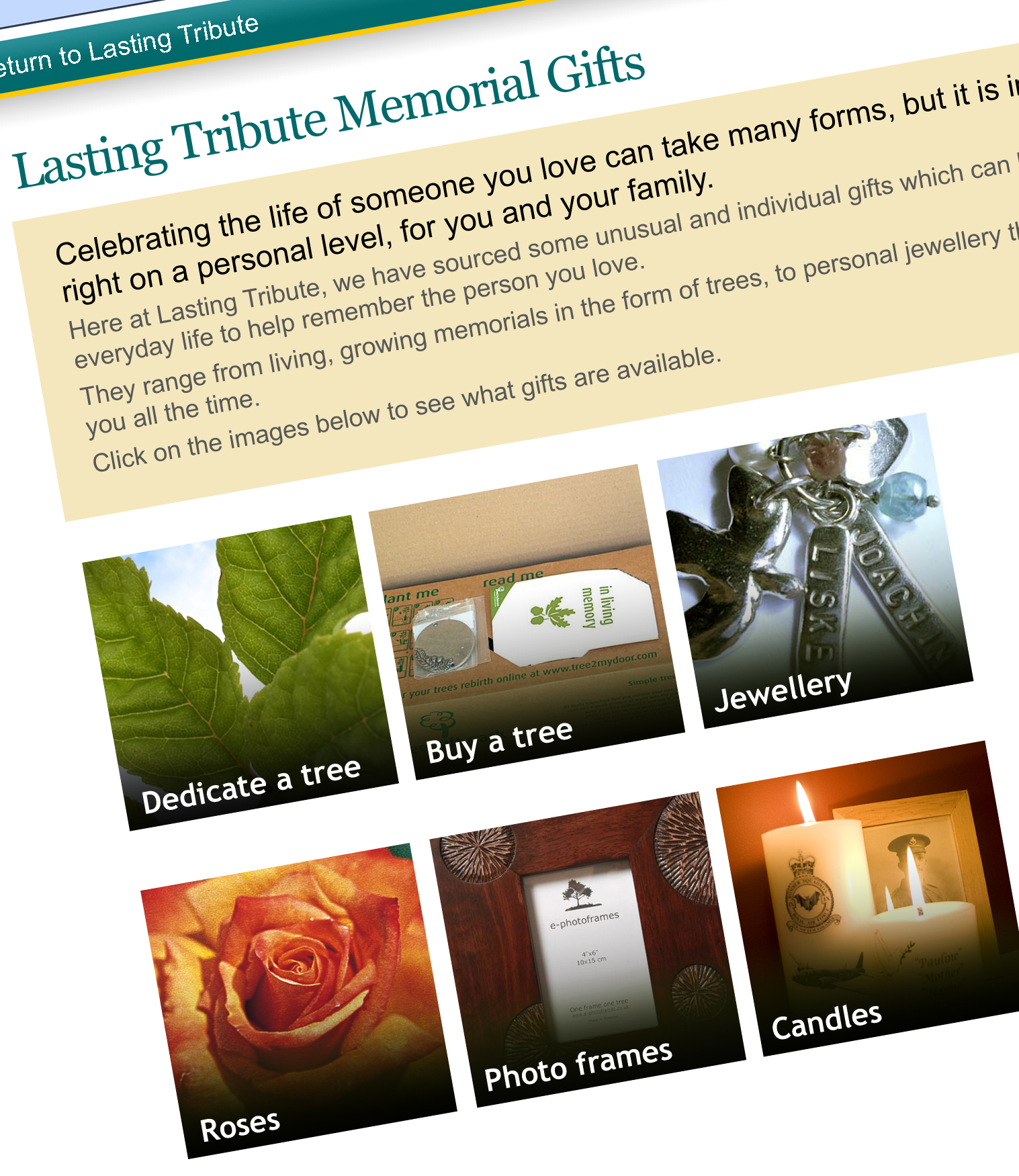 Lasting Tribute  Memorial gifts go online at Lasting Tribute